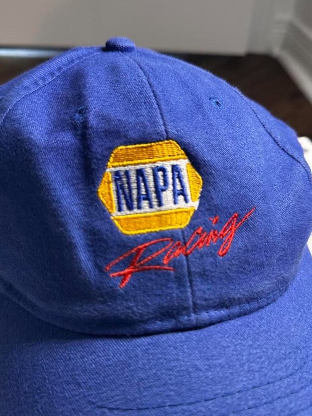 VINTAGE NAPA RACING BLUE CAP - Picture 2 of 4
